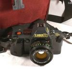 CANON T70 VINTAGE JAPÁN FÉNYKÉPEZŐGÉP OBJEKTÍVVEL VAKUVAL TÁSKÁBAN ! fotó
