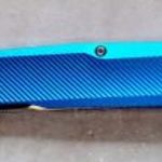 Bicska kés Real Steel G5 Metamorph kék alumínium markolat 14C28N rozsdamentes penge liner lock! fotó