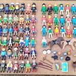 Nagy mennyiségű playmobil figura és néhány kiegészítő fotó