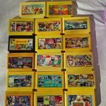 17db sárga Kínai Nintendo Klón Kazetta Famiclone Cartridge játék - Egyben - tesztelve fotó