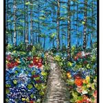 Absztrakt festmény 30x40 cm fotó