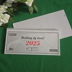 24TA 2025-ös asztali naptár hátlappal fotó