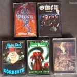 Metál kazetta válogatás, Ómen, Moby Dick, Sepultura MC-k fotó