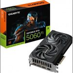 Gigabyte GeForce RTX 5060 TI 16GB GDDR7 WindForce Videókártya (GV-N506TWF2-16GD) fotó