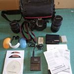 Canon EOS 650D tükörreflexes DSLR fényképezőgép szett fotó