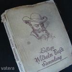 Wilhelm Busch gótbetűs német könyv - karikaturák fotó