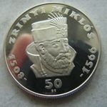 EZÜST MNK EMLÉK PROOF 50 FORINT, 1966. 1 DB. 1 FT-RÓL! ZRÍNYI fotó