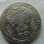 EZÜST II. JÓZSEF 20 KRAJCÁR, 1781 A. 1 DB. 1 FT-RÓL! fotó