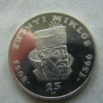 EZÜST MNK EMLÉK PROOF 25 FORINT, 1966. 1 DB. 1 FT-RÓL! ZRÍNYI fotó