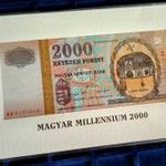 2000 Forint - Millennium - Aranyszálas Millenniumi 2000Ft UNC fotó