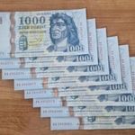 2005-ös UNC 1000 Forint DB sorozat ( 8db sorszámkövető) fotó