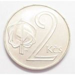 Csehszlovákia, 2 korun 1991 aUNC+ fotó