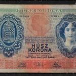 1907. Osztrák-Magyar Bank , 20 Korona bankjegy RITKA KÍNÁLAT !!!!!!!! fotó