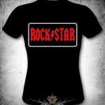 ROCK STAR. MT.415. poen póló, női póló fotó