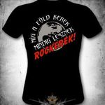 Amig a föld kerek, mindig lesznek rockerek. MT.413. női póló fotó