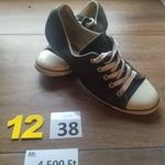 (12.) Converse All Star Chuk Taylor tornacipő 38-as, fekete, bőr. fotó