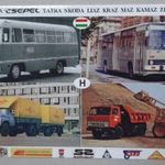 C3 kártyanaptár KT Közlekedés 2012 Volán Ikarus Kamaz Zil fotó