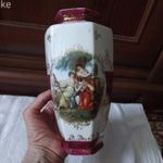 Régi Altwien porcelán váza 20 cm fotó