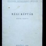 Szépmüvészeti Múzeum katalógus 1950 fotó
