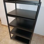 1990 SolidSteel professzionális acél hifi rack polc 5 emeletes fotó