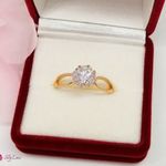 Xuping aranyozott hipoallergén gyűrű, új, 9-es, átmérő: 18, 8 mm (2944) fotó