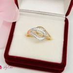 Xuping aranyozott hipoallergén gyűrű, új, 8-as, átmérő: 18, 2 mm (2541) fotó