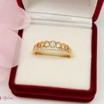 Xuping aranyozott hipoallergén gyűrű, új, 10-es, átmérő: 19, 8 mm (2941) fotó