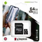 Kingston Canvas Select Plus MicroSDHC 64GB memóriakártya fotó
