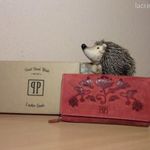 PAOLO PERUZZI cayenne-vörös valódi bőr, elegáns pénztárca RFID védelemmel fotó