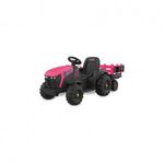 Jamara Ride-on Elektromos traktor + pótkocsi - Rózsaszín (460897) fotó