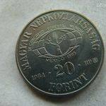MNK EMLÉK BU 20 FORINT, 1984. 1 DB. 1 FT-RÓL! FAO fotó