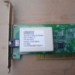 Creatix V9.X Data Fax Modem PCI kártya , használt , működik fotó