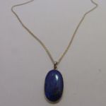 Ezüst nyaklánc + lapis lazuli medál 10.91 fotó