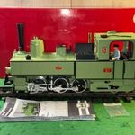 LGB 23701 "NOLB U1 " szertartályos gőzmozdony, világos zöld színű, teljesen új állapotban eladó !!! fotó