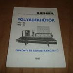 FOLYADÉKHŰTŐK GÉPKÖNYV LEHEL fotó
