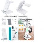 Choetech 3-1ben (Mágneses Wireless, fehér), töltő fotó