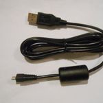 UC-E6 digitális fényképezőgép USB adatkábel, mini 8 tűs, Sony, Nikon, CoolPix, Fuji, Panasoni!c fotó