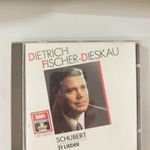 DIETRICH FISCHER- DIESKAU - G. MOORE - SCHUBERT: 21 LIEDER (1988) CD fotó