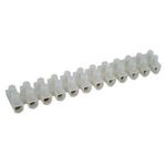 Tracon Flex. S10A-H-L H profil, 12 tag, 6mm2, 450VAC, 40A, PP 10 db/csomag natúr nyomólemezes sor... fotó