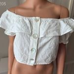 Topshop fehér romantikus felső 38 fotó