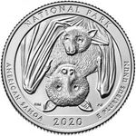 USA, quarter dollar 2020 S - National Park aUNC+ fotó