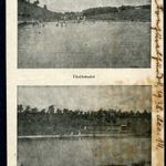 Lajoskomárom, 2 kép, Mátrai Ferenc Béla (író) Trutzer Ernőnek (UFA cégvezető) 1938.12.14. fotó