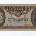 1965 50 forint alacsonyabb sorszám UNC fotó