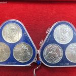 FESTŐK SOR 6 x 200 FORINT 1976, 1977 NEMZETI BANK TOKBAN ! EZÜST: 168g/640 BU, nagyon enyhe oxidfolt fotó