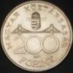 200 Forint 1992-1993-1994 ezüst – INGYEN Posta! fotó