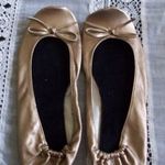 Aranyszínű balerina cipő UK.5-6-os fotó