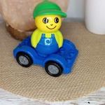 Lego DUPLO figura+autó alap fotó
