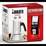 Bialetti Venus 6 adagos kotyogó + Moka Express Classico kávé 250 g (3451 / 8006363034951) (800636... fotó