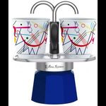 Bialetti mini Express Kandinsky 2 személyes kotyogós kávéfőző szett (1407) (bia1407) fotó
