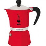 Bialetti Kávéfőző 3 személyes Rainbow piros 0004962 fotó